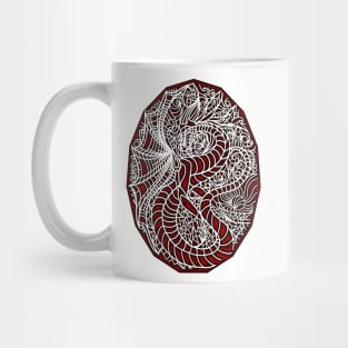Glass Dragon - Red Brand Mug